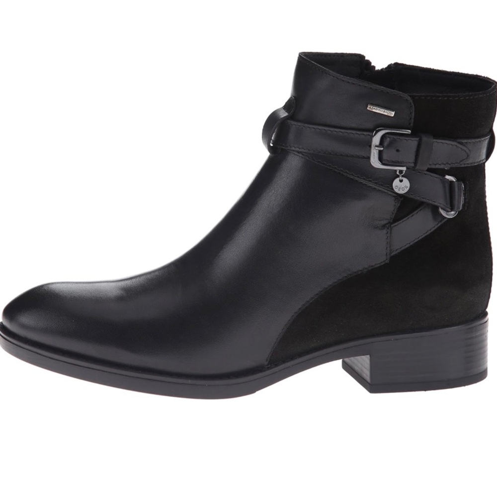 Geox Women's Felicityabx10 Black Business Casual Comfy Waterproof Boots EU 38 - Picture 5 of 15